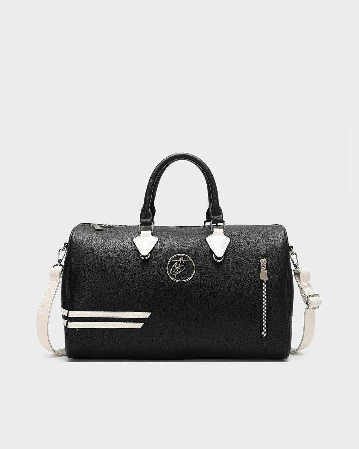 Striped Sensation Travel Set in Black