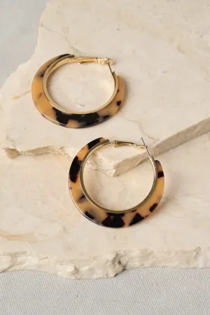Tortoise Resin Hoops
