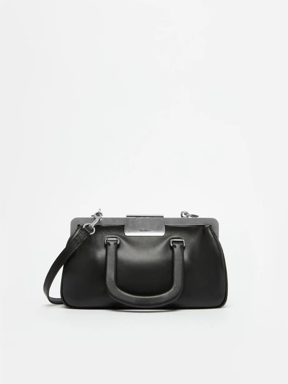 Vintage Effect Black Handbag