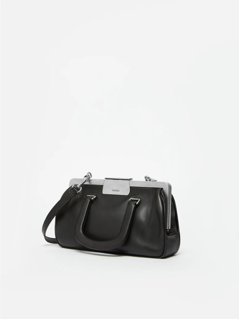 Vintage Effect Black Handbag
