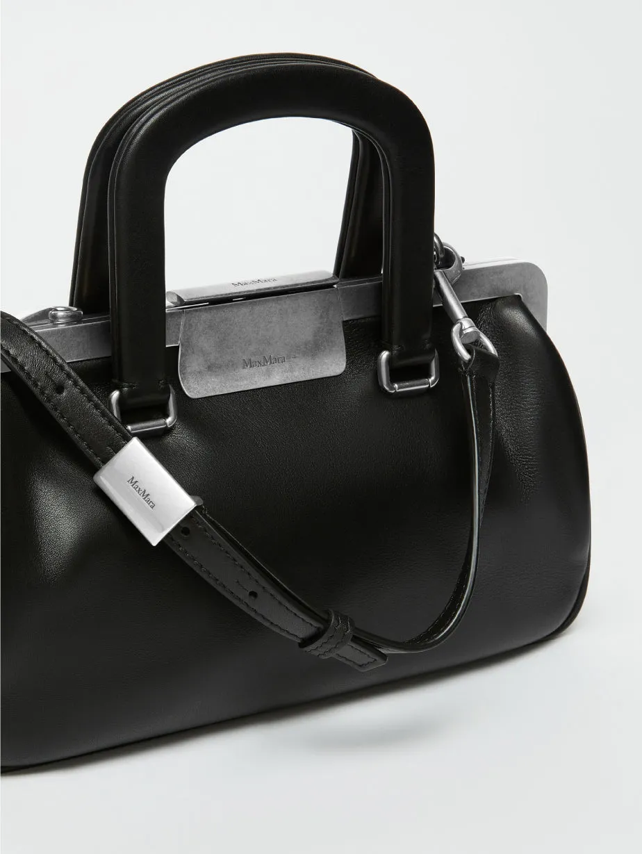 Vintage Effect Black Handbag
