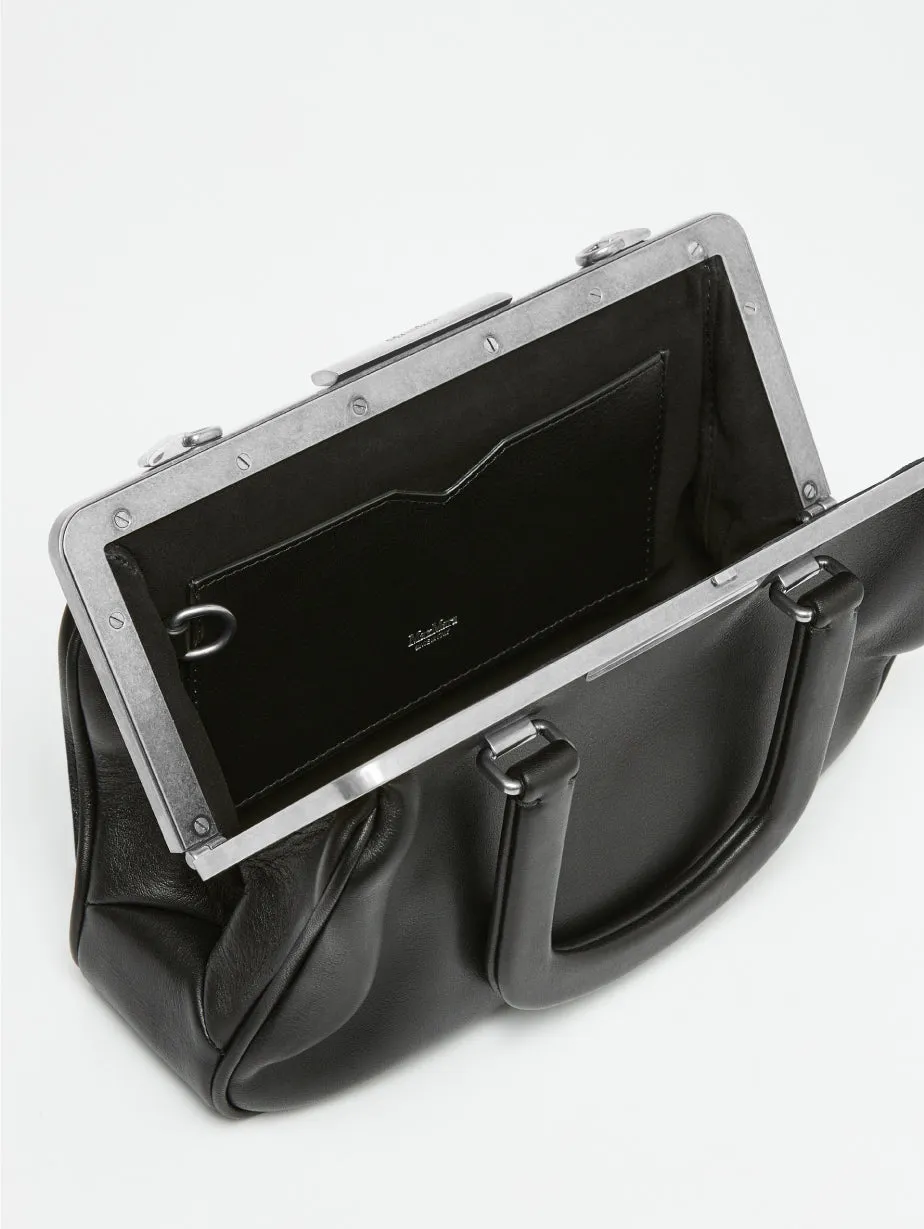 Vintage Effect Black Handbag