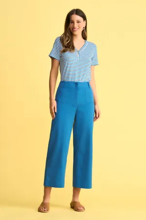Wide Leg Pant - Indigo Blue