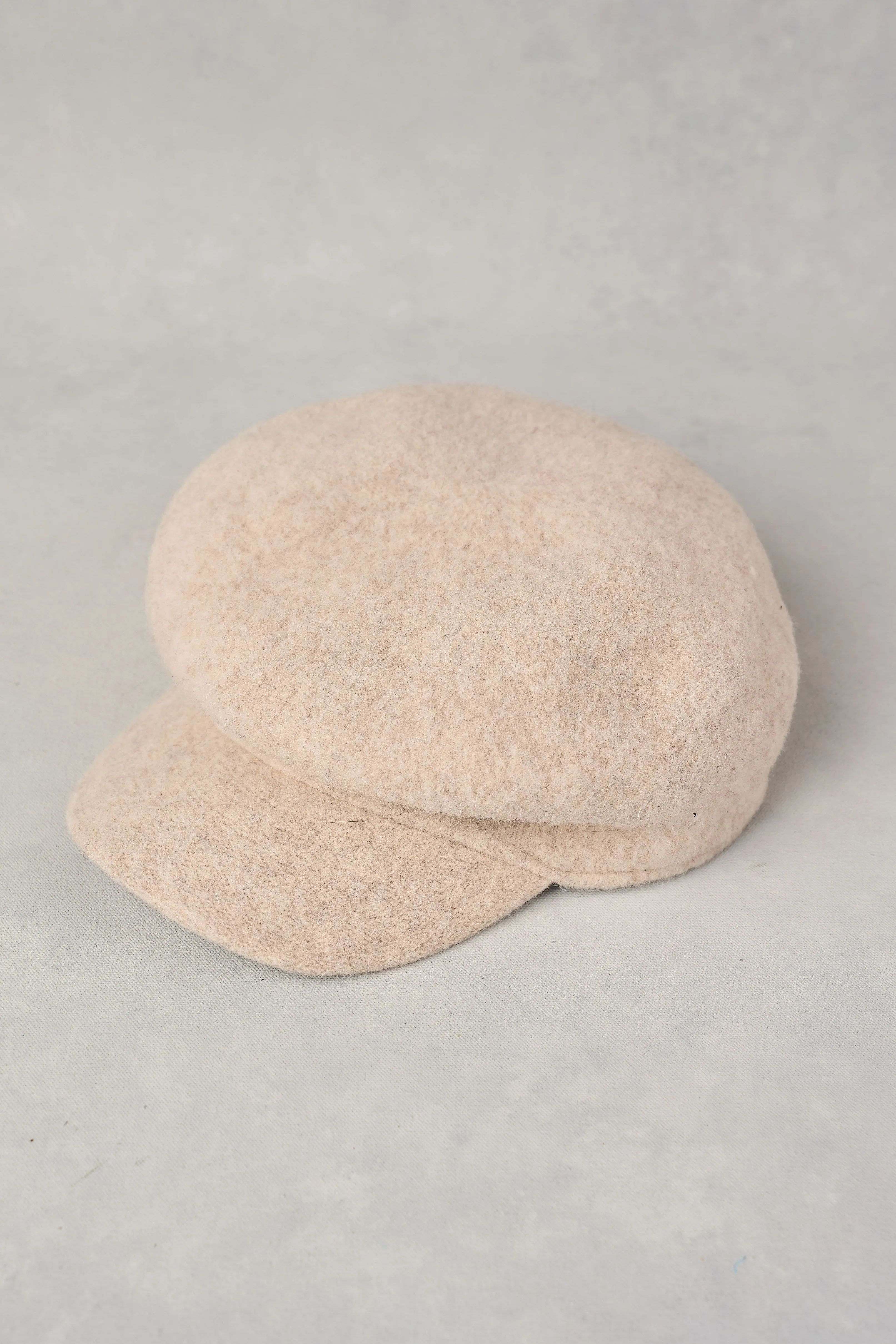 Wool Bakerboy Hat - Neutral