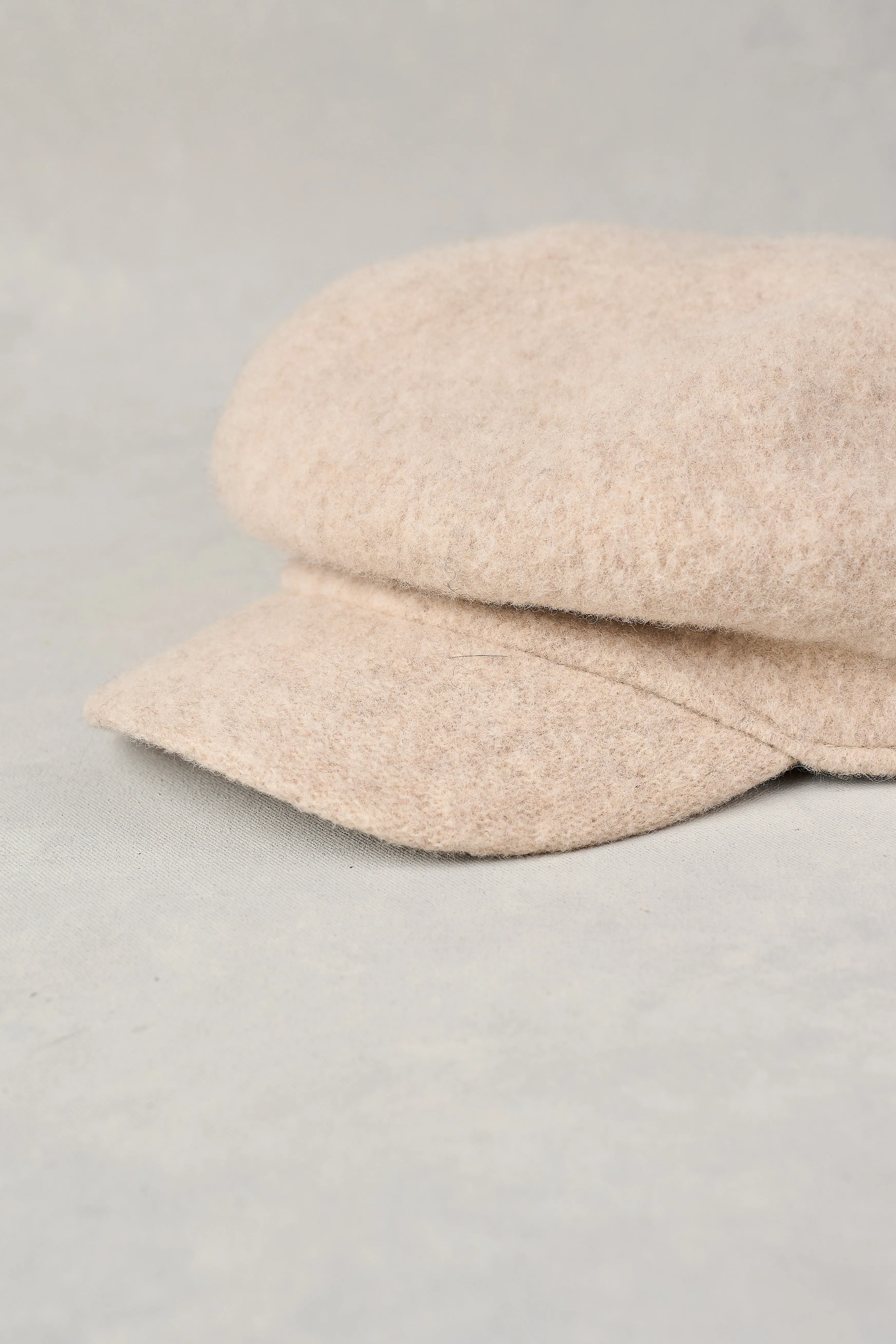 Wool Bakerboy Hat - Neutral
