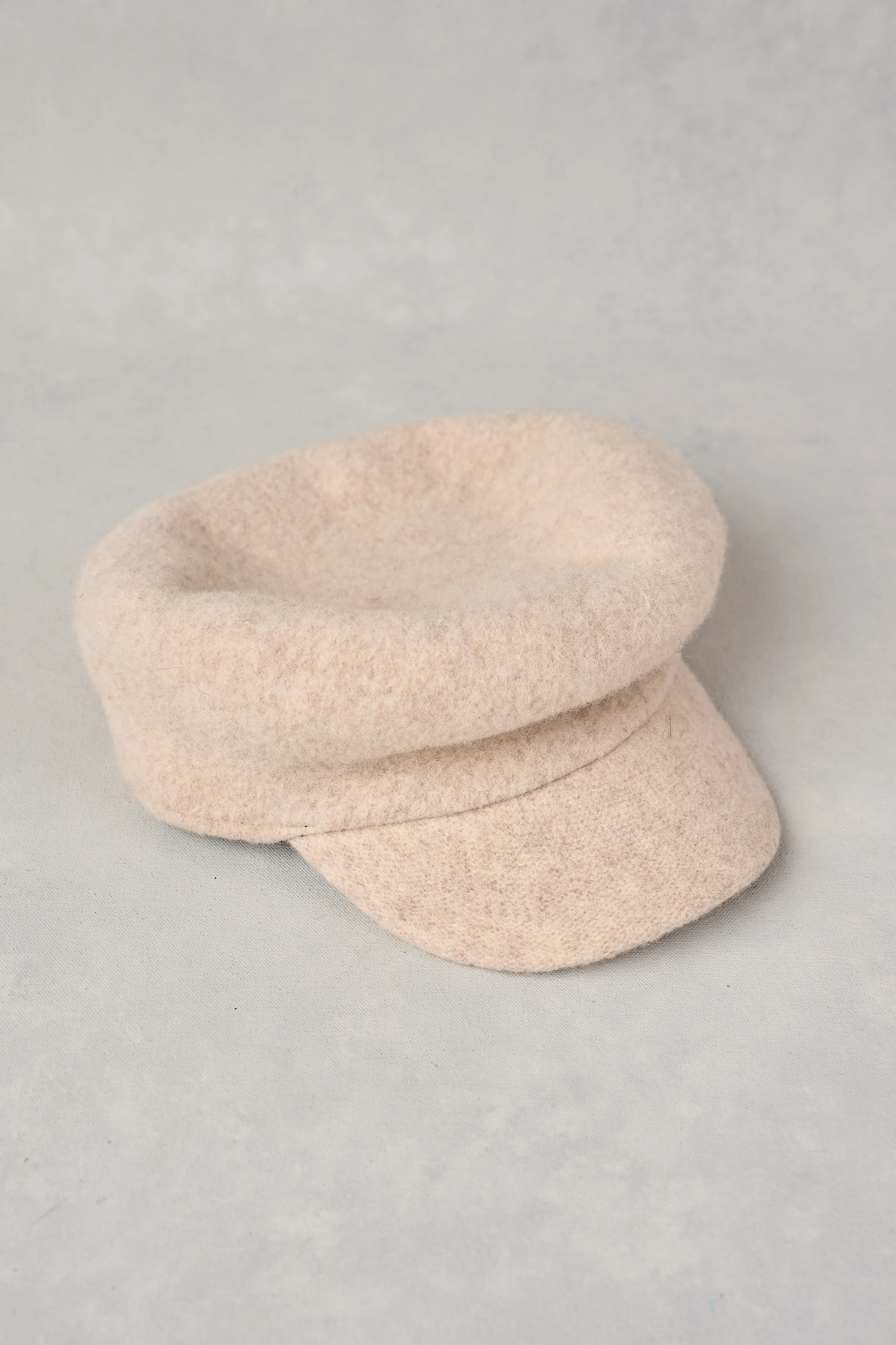 Wool Bakerboy Hat - Neutral